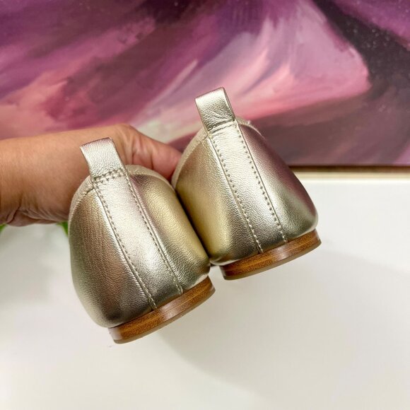 Marc Fisher‎ LTD Ubet Ballet Flat in Gold Size 9.5 - Picture 9 of 9